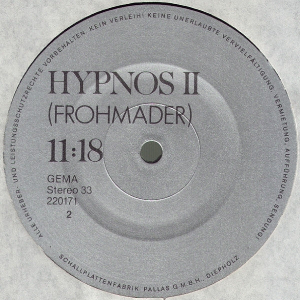 Peter Frohmader : 2 Compositions (10")