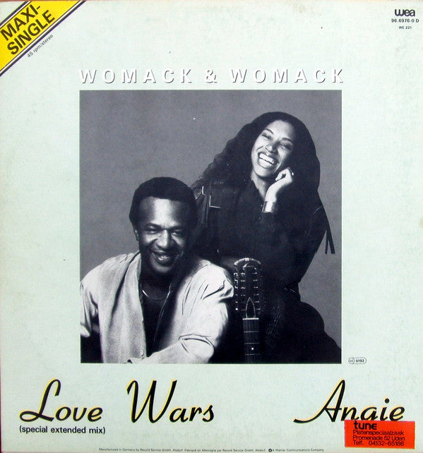 Womack & Womack : Love Wars (Special Extended Mix) (12", Maxi)