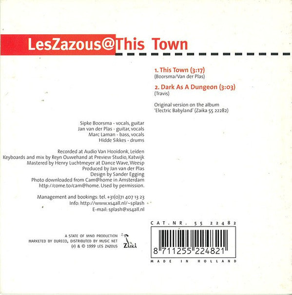 Les Zazous : This Town (CD, Single)