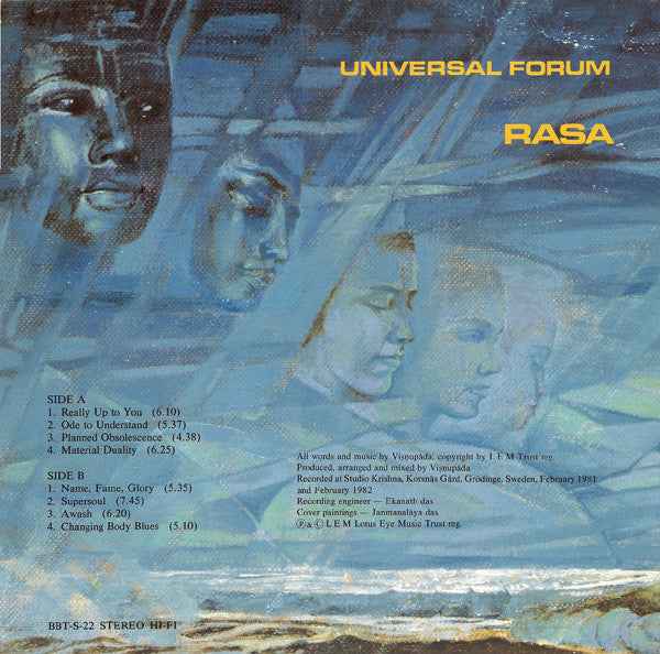 Rasa (4) : Universal Forum (LP, Album)