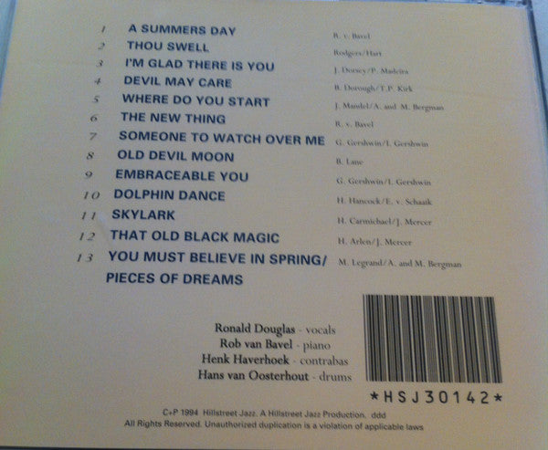 Ronald Douglas, Rob Van Bavel, Henk Haverhoek, Hans Van Oosterhout : Pieces Of Dreams (CD, Album)