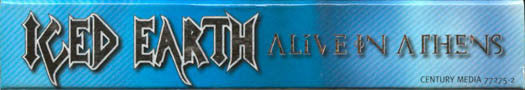 Iced Earth : Alive In Athens (3xCD, Album, Dig + Sli)
