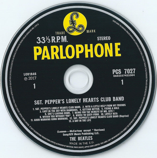 The Beatles : Sgt. Pepper's Lonely Hearts Club Band (CD, Album, RE, Sli)