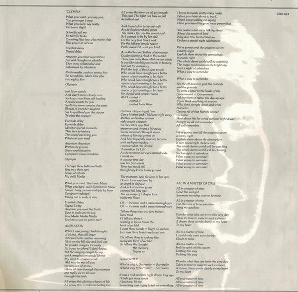 Jon Anderson : Animation (LP, Album)