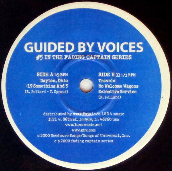 Guided By Voices : Dayton, Ohio-19 Something And 5 (7", EP, Ltd)