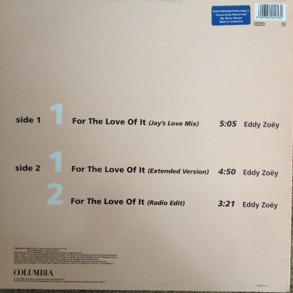 They Say : For The Love Of It (12")