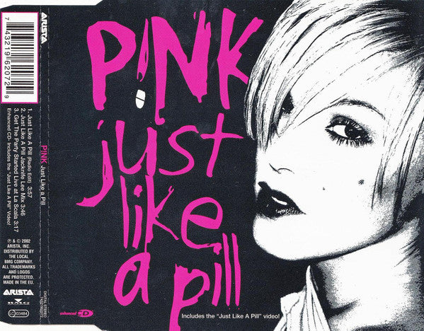 P!NK : Just Like A Pill (CD, Maxi, Enh)