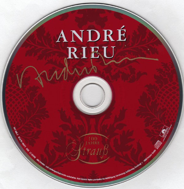 André Rieu Und Johann Strauß Orchestra : 100 Jahre Strauß (CD, Album, PMD)