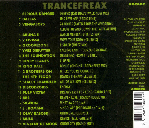 Various : Trancefreax (CD, Comp)