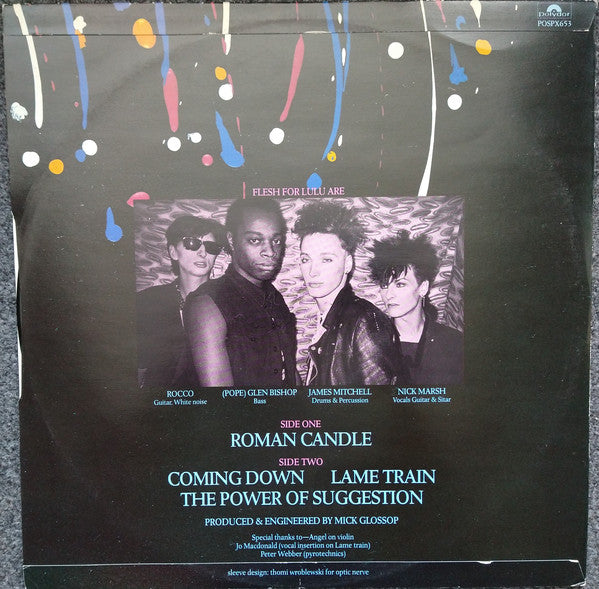 Flesh For Lulu : Roman Candle EP (12", EP)