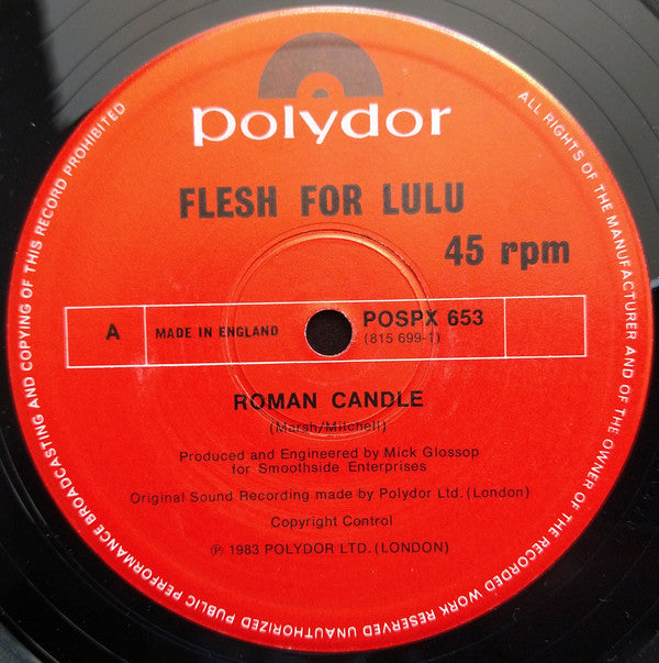 Flesh For Lulu : Roman Candle EP (12", EP)