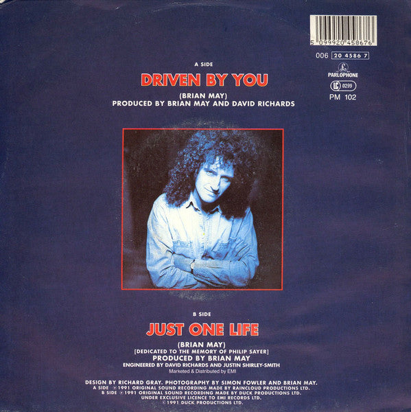 Brian May : Driven By You (7", Single)