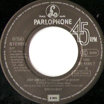 Brian May : Driven By You (7", Single)