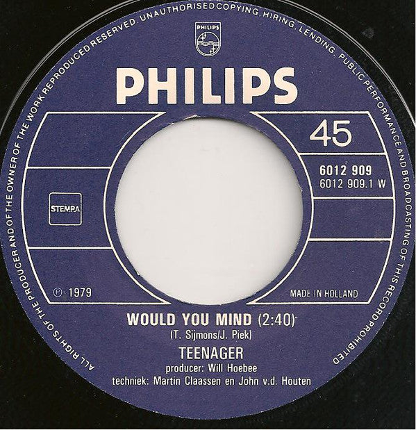 Teenager (3) : Birthday (7", Single)