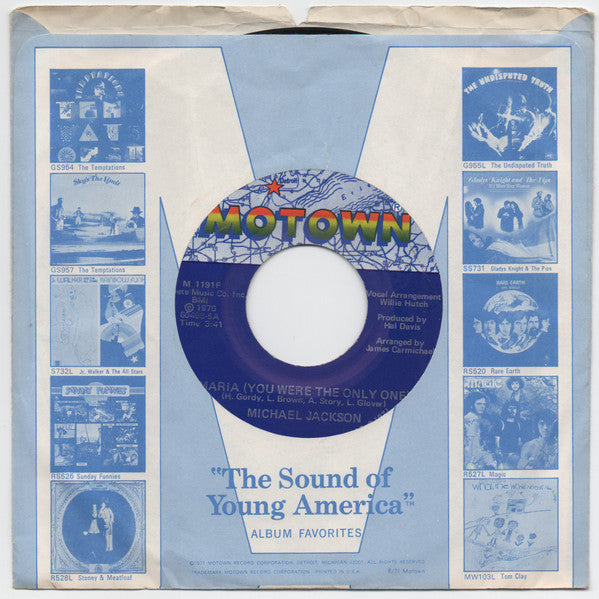 Michael Jackson : Got To Be There / Maria (You Were The Only One) (7", Single, Sup)