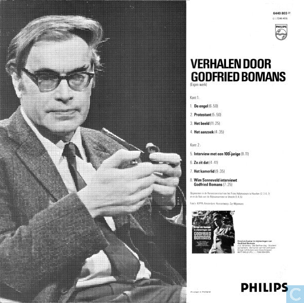Godfried Bomans : Verhalen Door Godfried Bomans (Eigen Werk) (LP, Album, Mono)