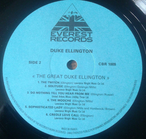 Duke Ellington : The Great Duke Ellington (LP, Album, RE)