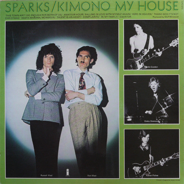Sparks : Kimono My House (LP, Album, Orl)