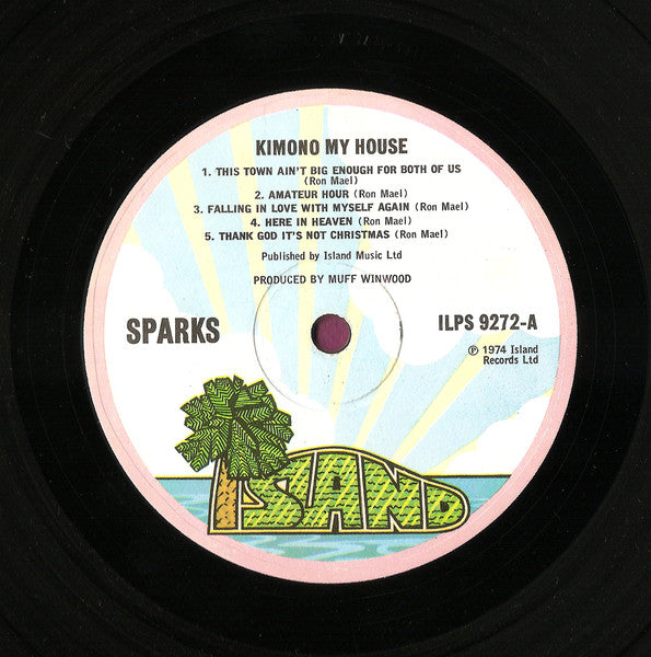 Sparks : Kimono My House (LP, Album, Orl)
