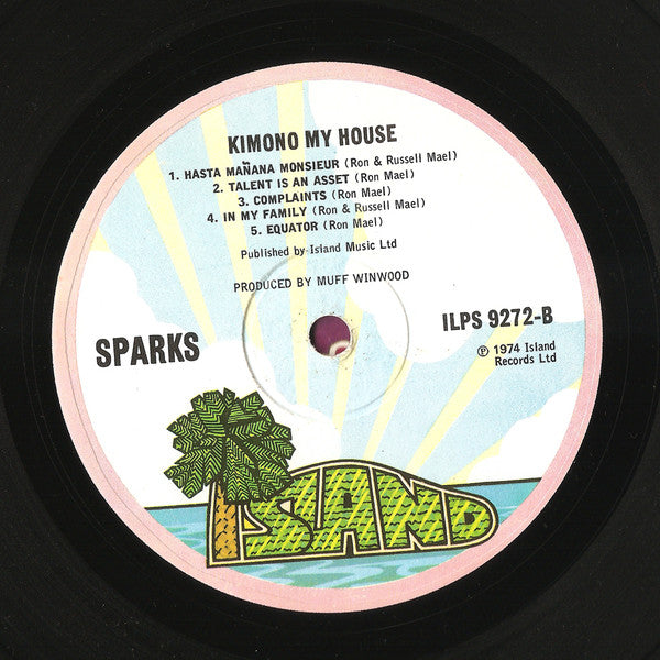 Sparks : Kimono My House (LP, Album, Orl)