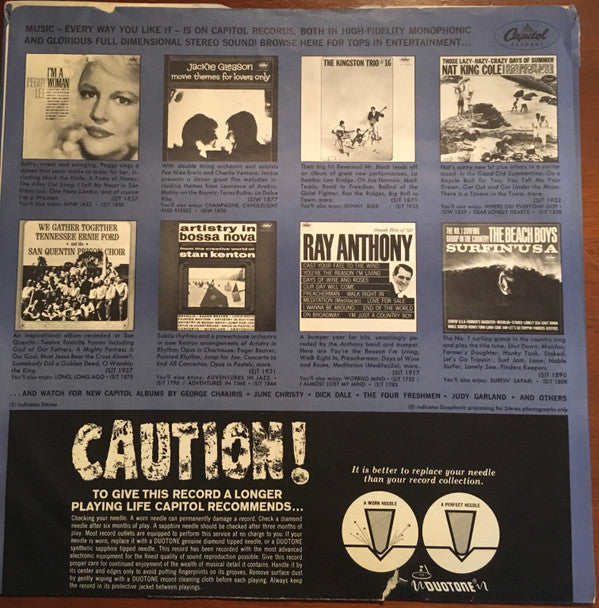 The George Shearing Quintet : Jazz Concert (LP, Album, Mono, Scr)