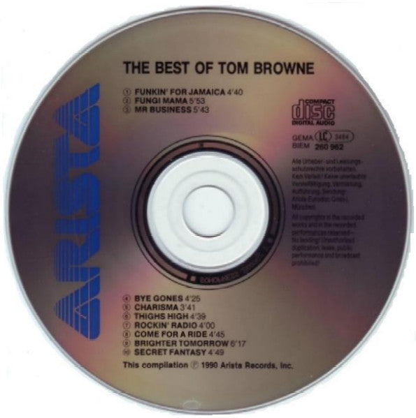 Tom Browne : The Best Of Tom Browne (CD, Comp)