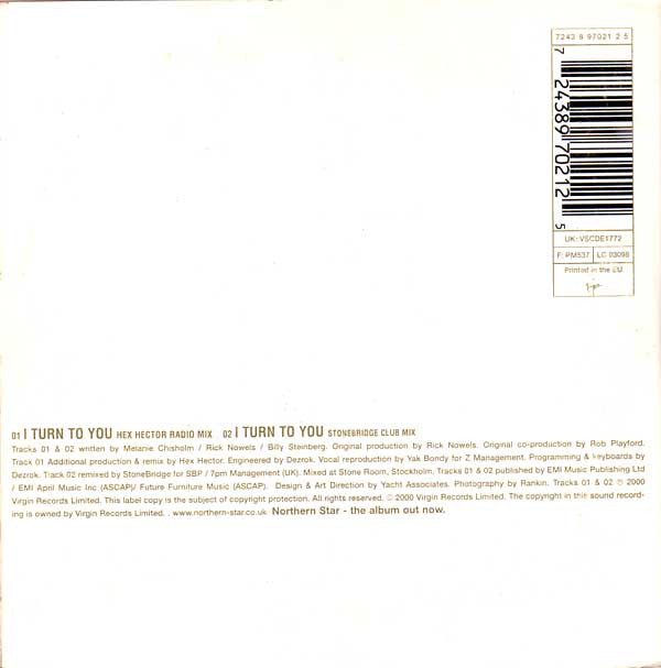 Melanie C : I Turn To You (CD, Single)