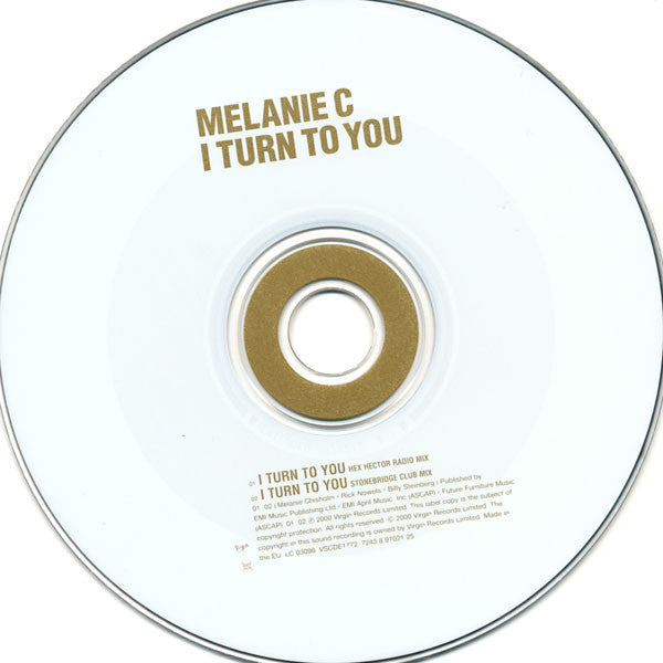Melanie C : I Turn To You (CD, Single)