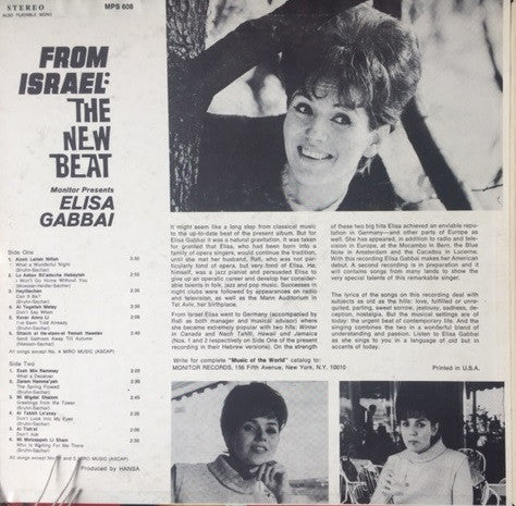 Elisa Gabbai : The New Beat (LP, Album)