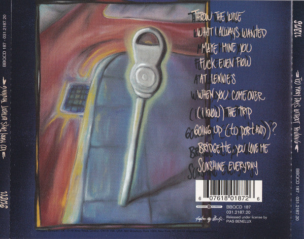 Swell : Too Many Days Without Thinking (CD, Album)