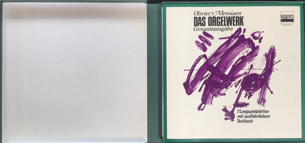 Olivier Messiaen, Almut Rößler : Das Orgelwerk Gesamtausgabe (7xLP, box)