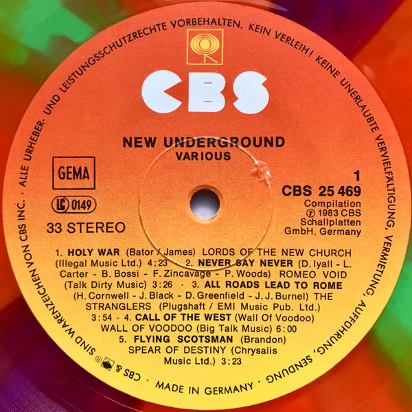 Various : New Underground (LP, Comp, Ora)