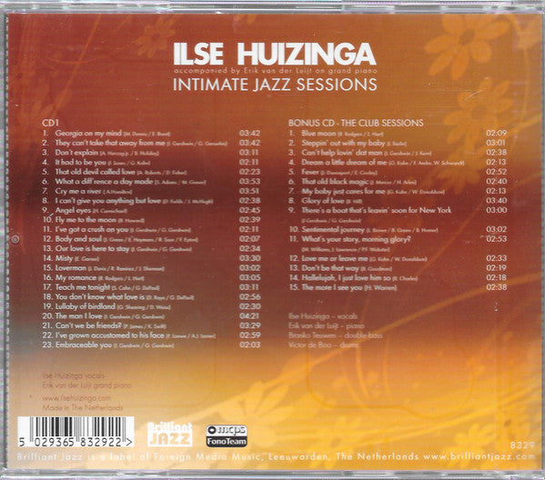 Ilse Huizinga : Intimate Jazz Sessions (2xCD, Album)