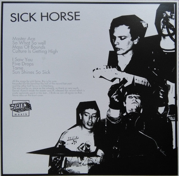 Sick Horse : Good Body Feeling (LP, Album)