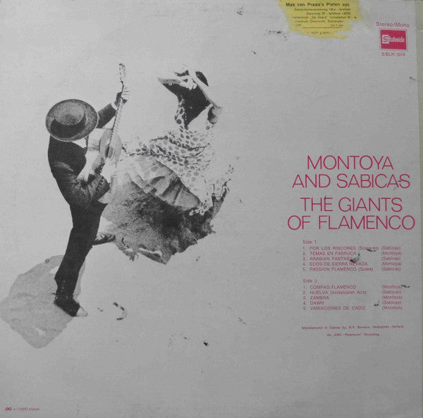 Sabicas And Carlos Montoya : The Giants Of Flamenco (LP, Album)