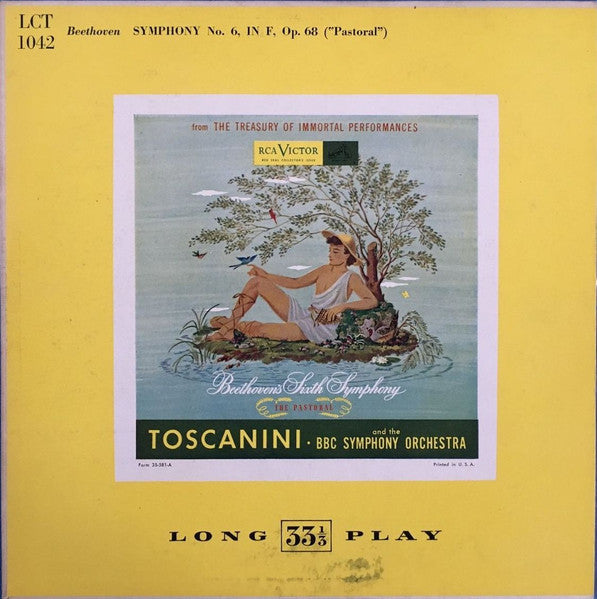 Beethoven*, Arturo Toscanini, BBC Symphony Orchestra : Symphony No 6 In F, Op. 68 Pastoral  (LP, Album, RE)