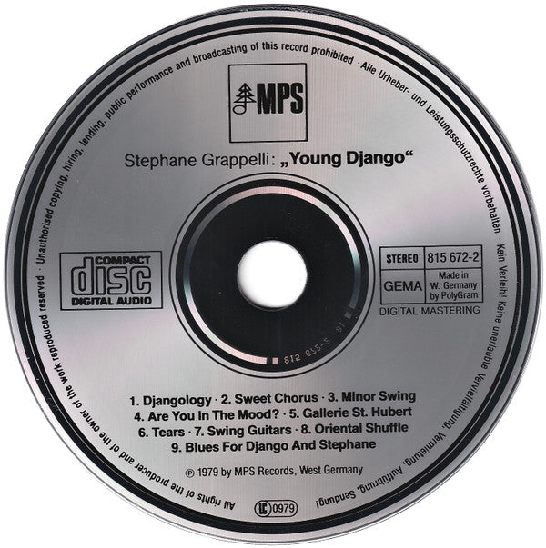 Stéphane Grappelli : Young Django (CD, Album, RE)