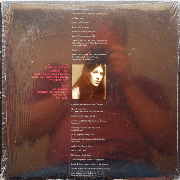 Rita Coolidge : It's Only Love (LP, Album, Pit)