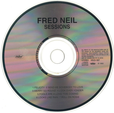 Fred Neil : Sessions (CD, Album, RE)