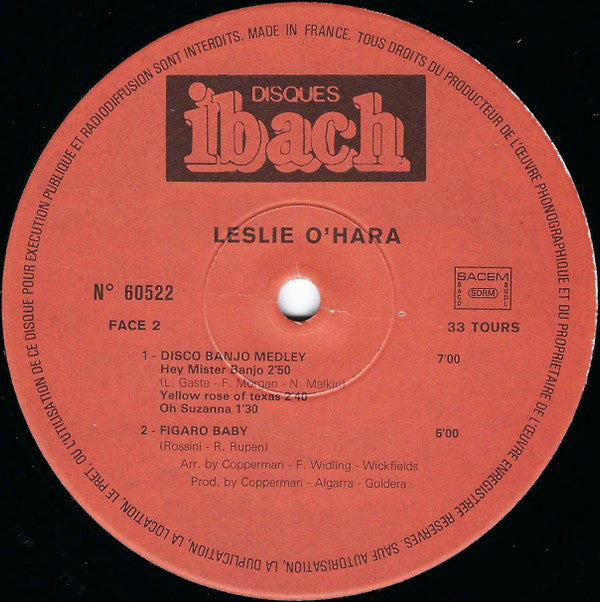 Leslie O'Hara : Gipsy Boy (LP, Album, Dis)
