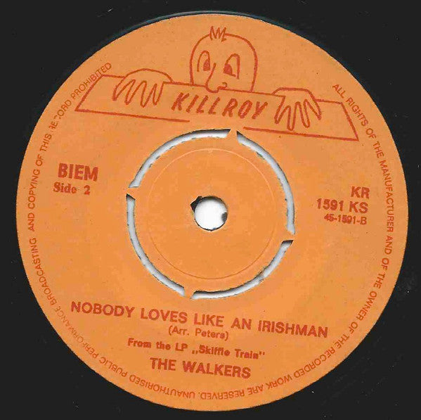 The Walkers (2) : There's No More Corn On The Brasos (7", Single)