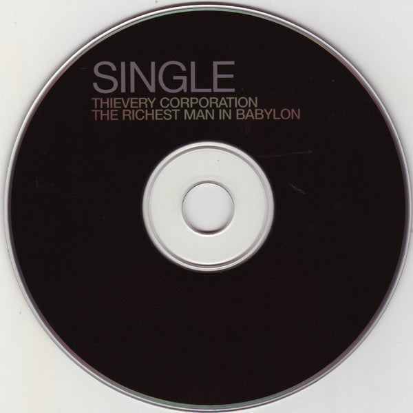 Thievery Corporation : The Richest Man In Babylon (CD, Single, Dig)