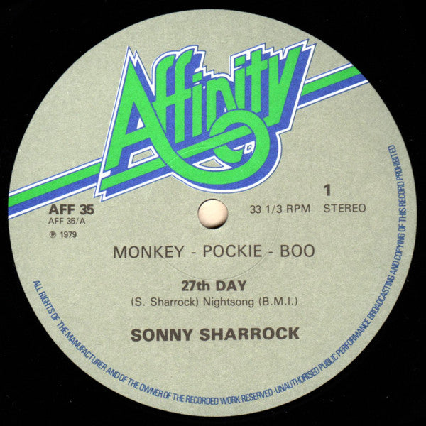 Sonny Sharrock : Monkey Pockie Boo (LP, Album, RE)