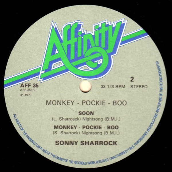 Sonny Sharrock : Monkey Pockie Boo (LP, Album, RE)