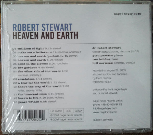 Robert Stewart (11) : Heaven And Earth (CD, Album)