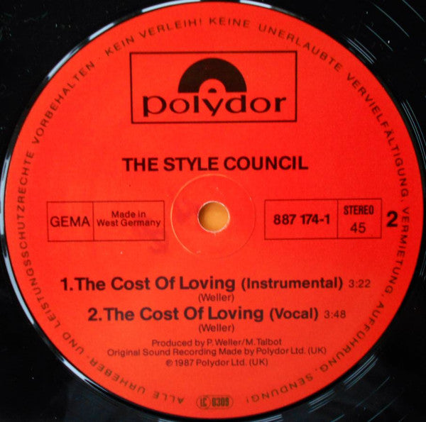 The Style Council : Wanted (Or Waiter, There's Some Soup In My Flies.) (12", Single)