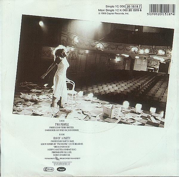 Tina Turner : Two People (7", Single)