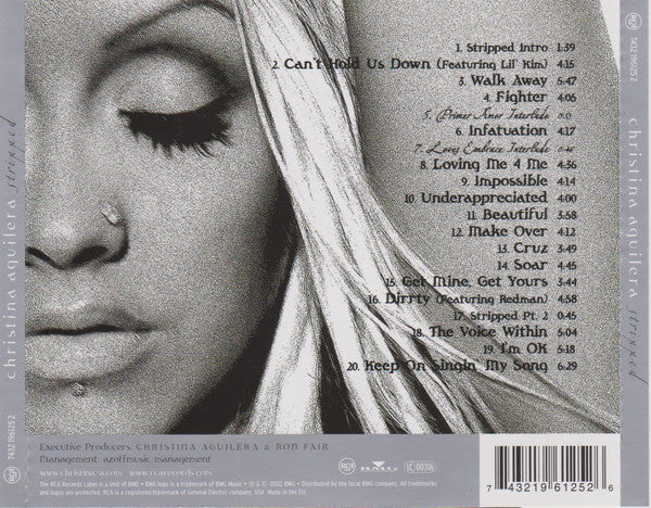 Christina Aguilera : Stripped (CD, Album, RE, Son)