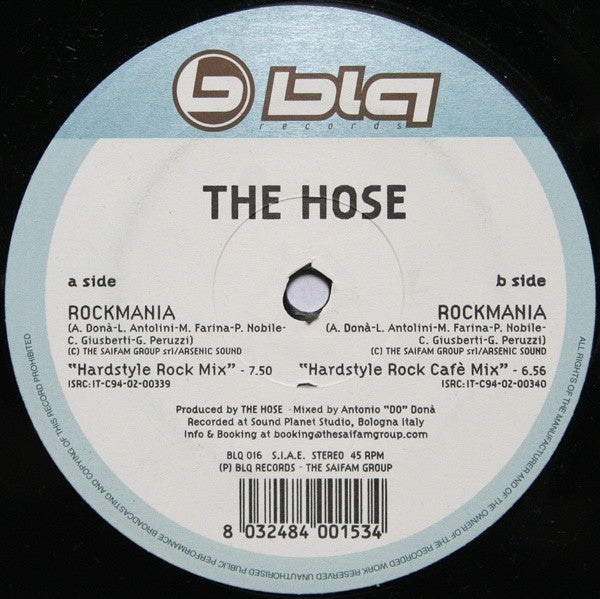The Hose : Rockmania (12")