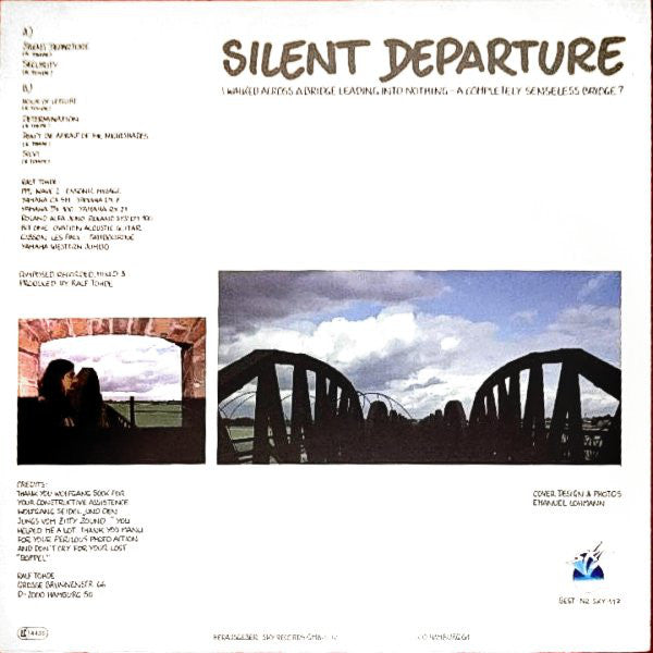 Ralf Tohde : Silent Departure (LP, Album)